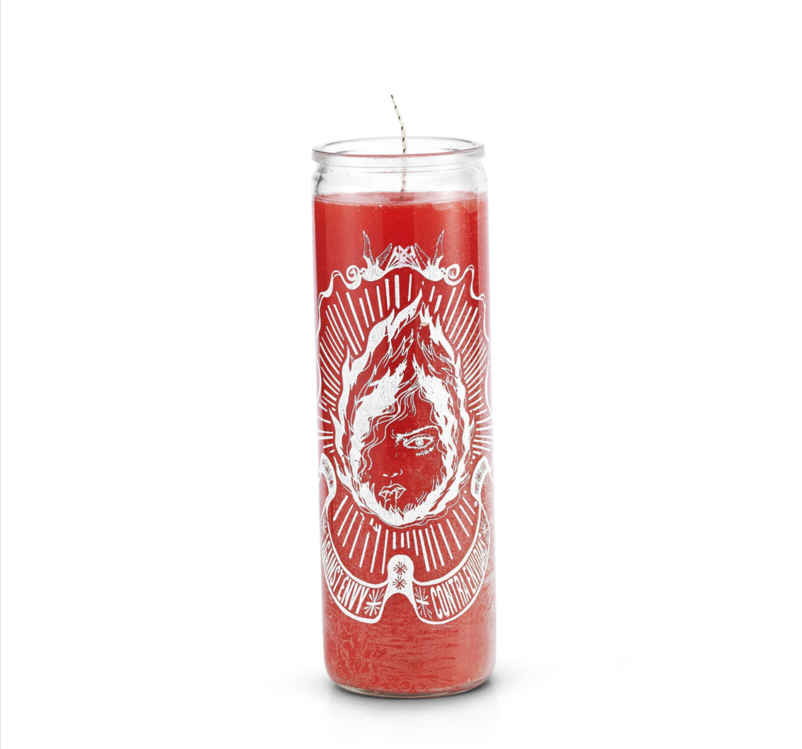 Against Envy 7 Day Candle, Red
