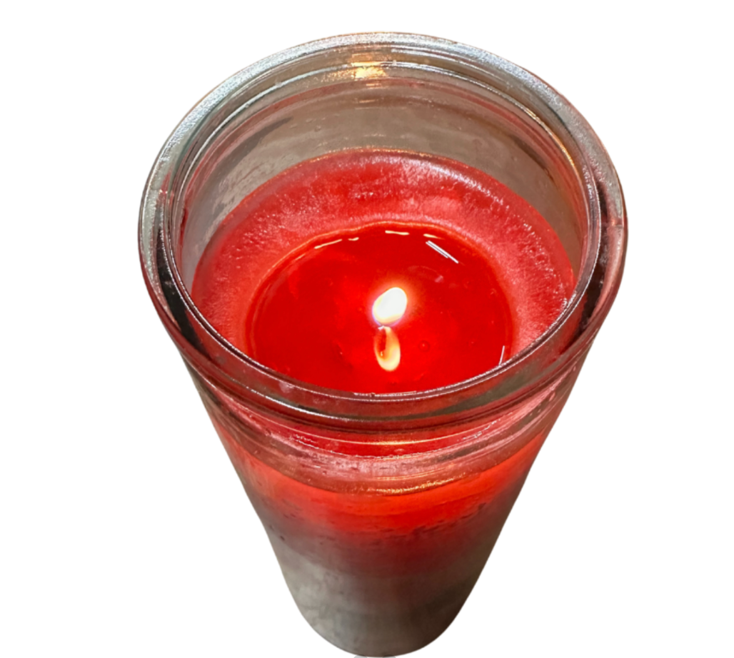 Against Envy 7 Day Candle, Red