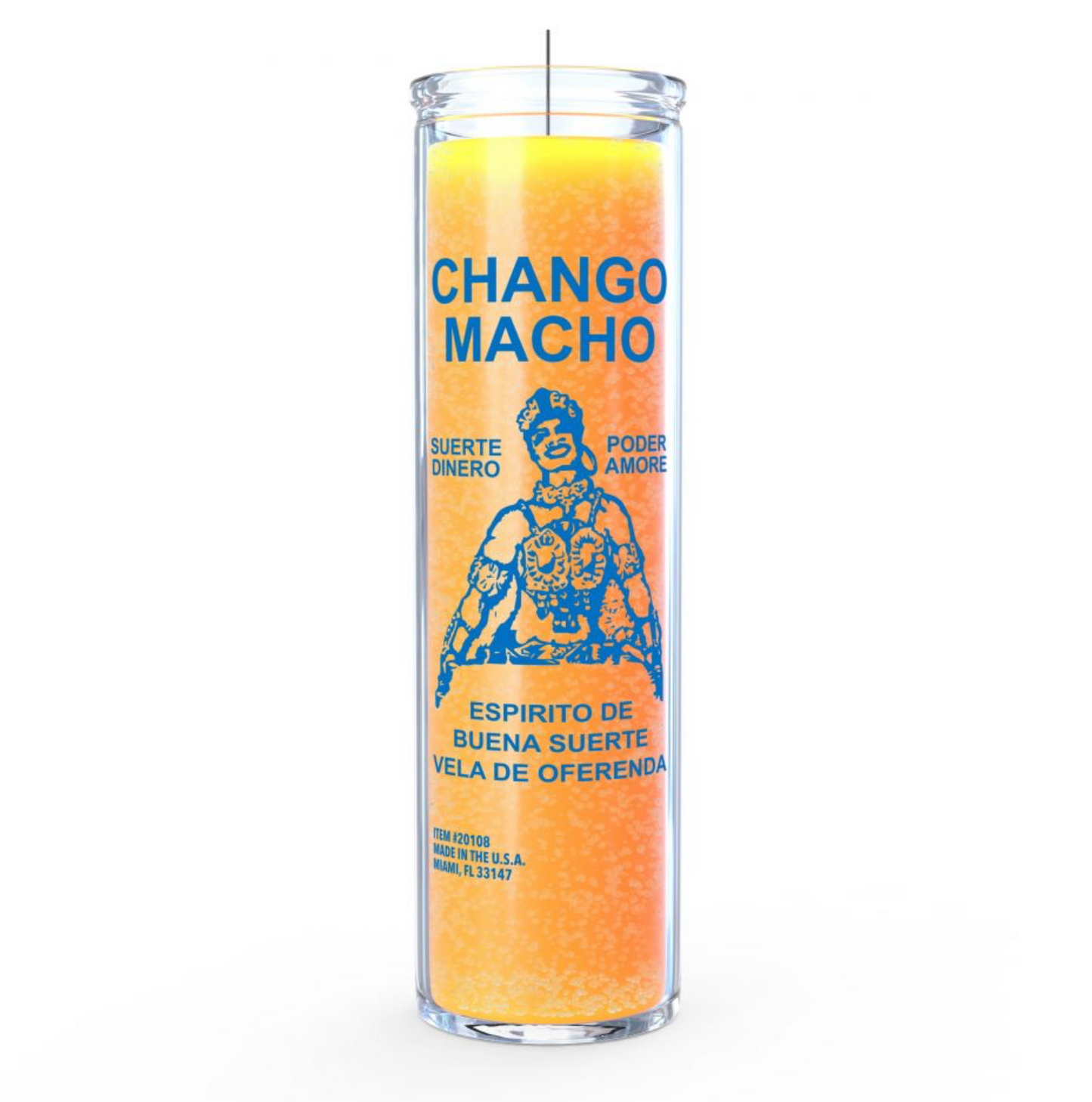 Chango Macho Scented Candle, 7 Day Candle