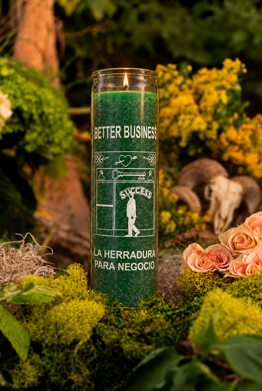 Better Business (Levanta Negocio) 7 Day Candle, Green
