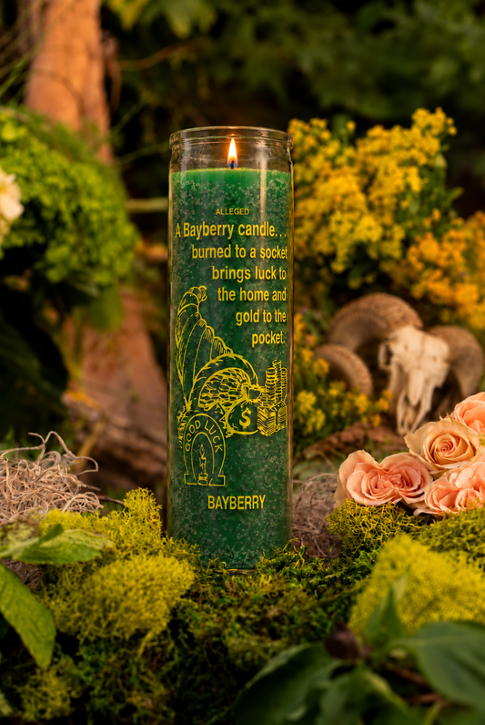 Bayberry 7 Day Scented Candle, Green