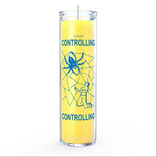 Controlling 7 Day Candle, Yellow