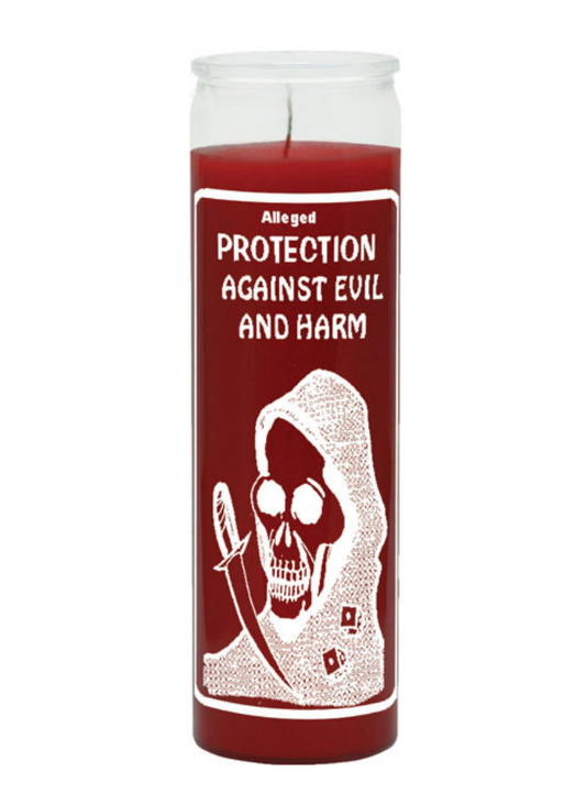 Protection Against Evil and Harm 7 Day Candle, Red